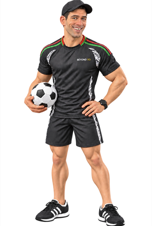 Coach Gavin character illustration